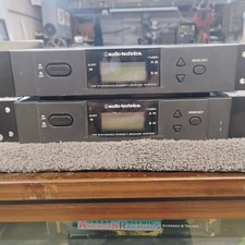 Two Audio Technica ATW-R310 UHF Synthesized Diversity Receiver See Description