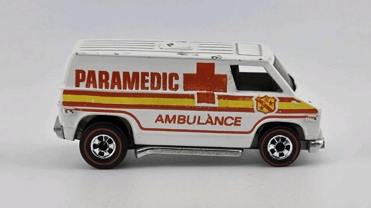 Hot Wheels Redlines Vintage Manufacture Diecast Ambulances for