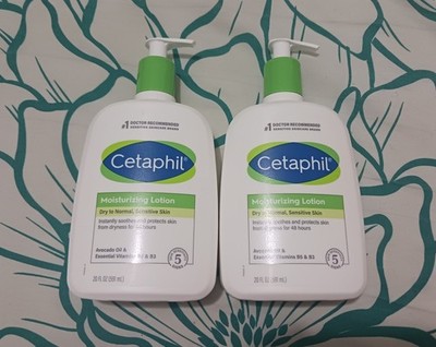 Cetaphil Moisturizing Lotion 20 fl oz (591 mL) Lot of 2