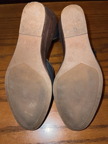 Crown Vintage Mary Jane Wedge Size 7.5 Black Leather Ankle Strap, Size 7, $25 - Photo 4