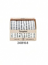 10 Rolls 5mm x 2m Washi Tape Set 240816-8 Flo...