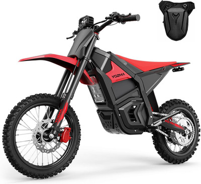 Yozma IN 10 Electric Dirt Bike 4500W Peak   MoutainBike 50MPH- Red