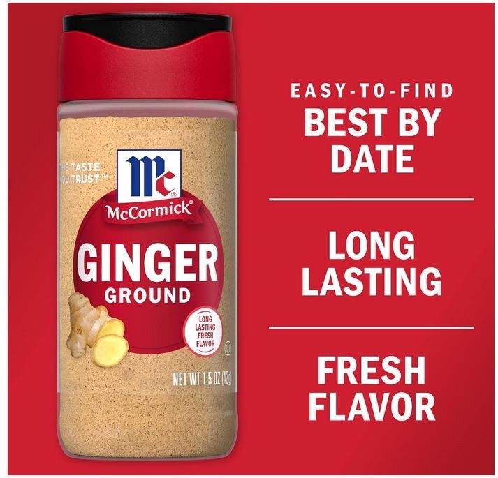 McCormick Ground Ginger, 1.5 oz