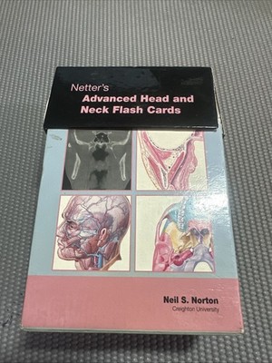 Netter's Advanced Head & Neck Anatomy For Dentistry (Norton M.D) Flash Cards