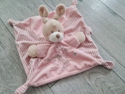 Kuscheltuch Schmusetuch Häschen ~ Simba Toys rosa