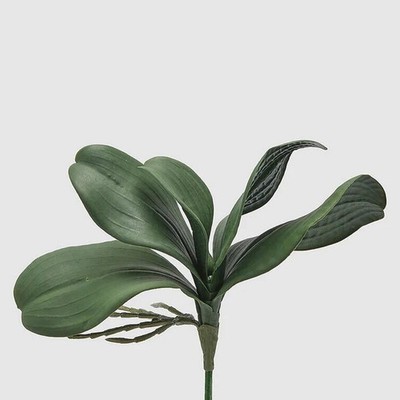 EDG ORCHIDEE PHALAENOPSIS MIT 5 KÜNSTLICHEN BLÄTTERN H27CM, HAUS, ZUBEHÖR DEKOR