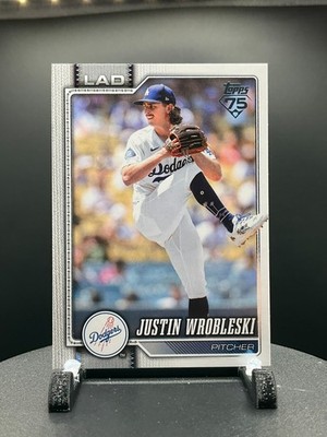 2026 Topps Series 2 Baseball #391 Justin Wrobleski, Los Angeles