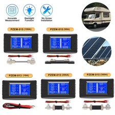 DC Multifunction Battery Monitor Solar Power Meter Multimeter Ammeter Voltmeter