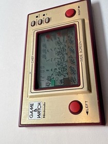 NINTENDO GAME AND & WATCH Chef Wide Screen 1981 Direct From Japan Very Rare