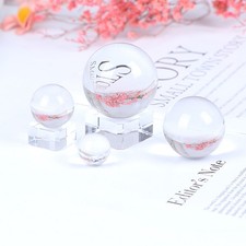 1Pc Clear Crystal Ball Quartz Healing Sphere Photography Props Home Decor