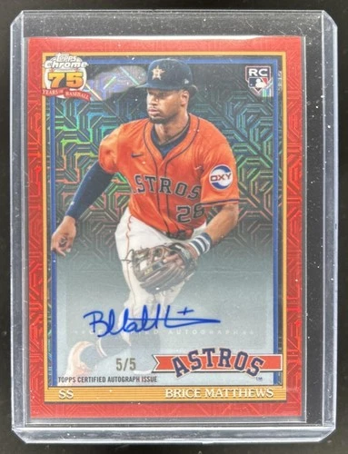 2026 Topps Series 1 Brice Matthews Red (RAW)
