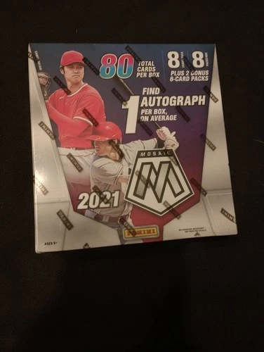 Panini 2021 Mosaic Baseball Mega Box 80 Cards FACTORY SEALED MLB