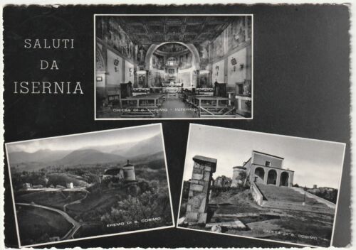 ISERNIA - SALUTI DA... - VEDUTINE - VIAGG. 1958 -67092-