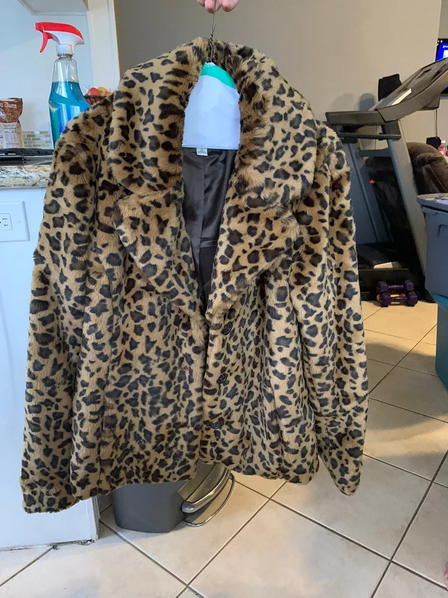 Banana republic shop leopard coat
