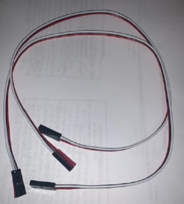2 ( REAL ) EMG SOLDERLESS QUICK CONNECT ACTIVE PICKUP CABLE 3 PIN 11 IN & 15 IN
