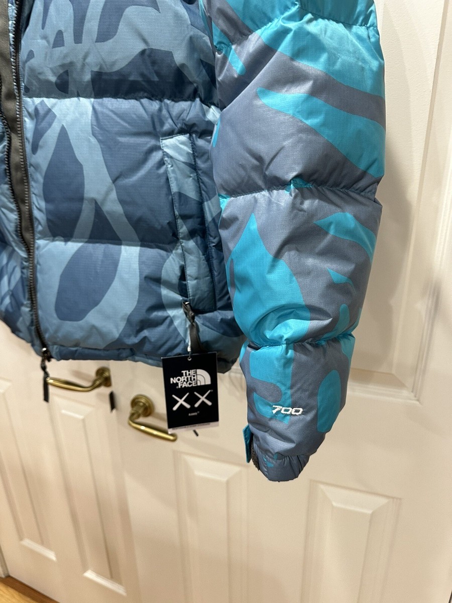 NEW KAWS X The North Face Retro 1996 Nuptse Jacket Blue NEW KAWS X The North Face Retro 1996 Nuptse Jacket Blue