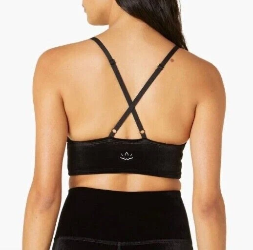 beyond-yoga velvet motion vip long line adjustable straps tank-bra