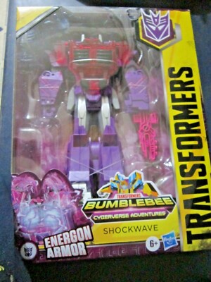 Transformers ~ Shockwave/Bumblebee ~ ENERGON ARMOR - CYBERVERSE ADVENTURES ~2020