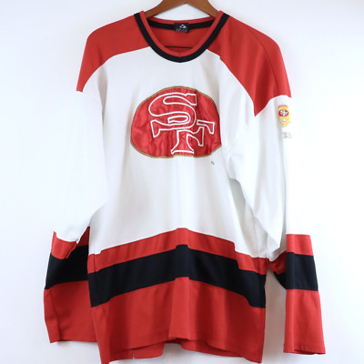 Vintage San Francisco 49ers NFL Hockey Jersey Apex One 80s One Size XL