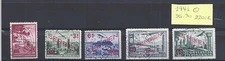 REICH 1941 SERBIA Occupation-AIRMAIL-Mi26/30-Catval 2450$/2200€-Used-WW2