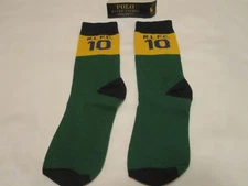 Polo Ralph Lauren "R.L.F.C." Football Club Dress Sock (Green | Boys 9-11) NWT