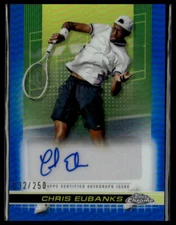 2024 Topps Chrome #TCA-CES Chris Eubanks Autographs Blue Refractor #/250