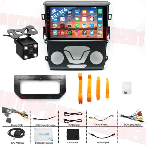 2+32GB Car Radio Stereo Android 13 Carplay GPS WIFI For Ford Fusion Mondeo 2015 - Bild 2 von 18