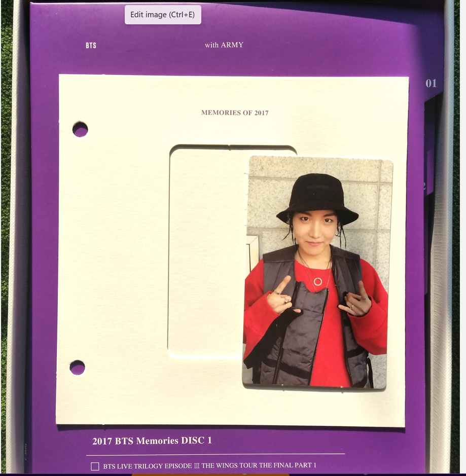 BTS memories2017 BluRay j-hope