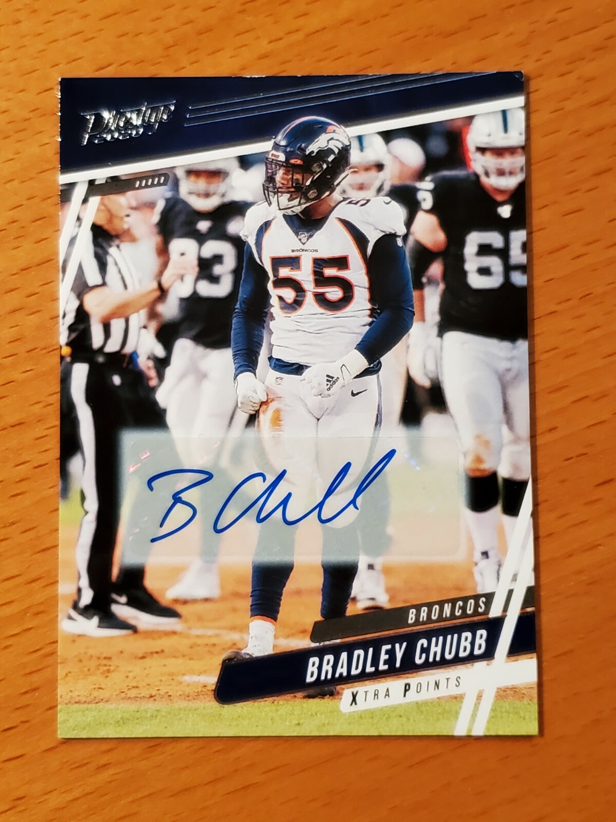 Bradley Chubb #28 2020 Panini Prestige Football Xtra Points Signatures
