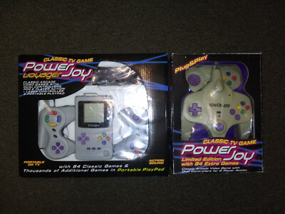 power joy voyager AND power joy 2 video game consoles both sealed in open box