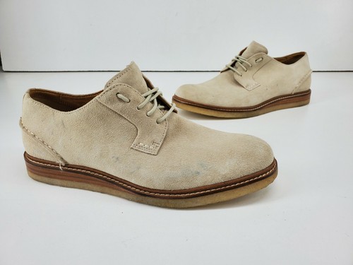 Sperry Gold Cup Beige Cream Suede Shoes 
