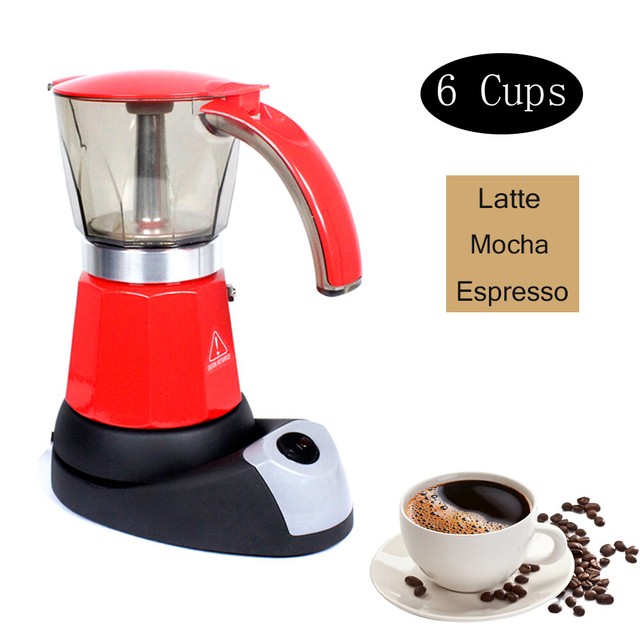 300ml Electric Italian Espresso Coffee Pot Cafe Heating Mocha Moka Maker Pot for sale online eBay