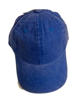 Blue distressed ball cap hat Adjustable Sizing NWT