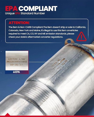 54573 Catalytic Converter For 00-2005 Subaru Outback Forester Legacy 2.5L EPA - Picture 2 of 16