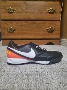 Nike Tiempox Genio II Mens Size 6.5 Black Leather IC Sport Indoor Soccer |  eBay