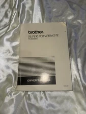 Brother WP-5550MDS WP-5600MDS Word Processor Manual (Manual Only) AA75