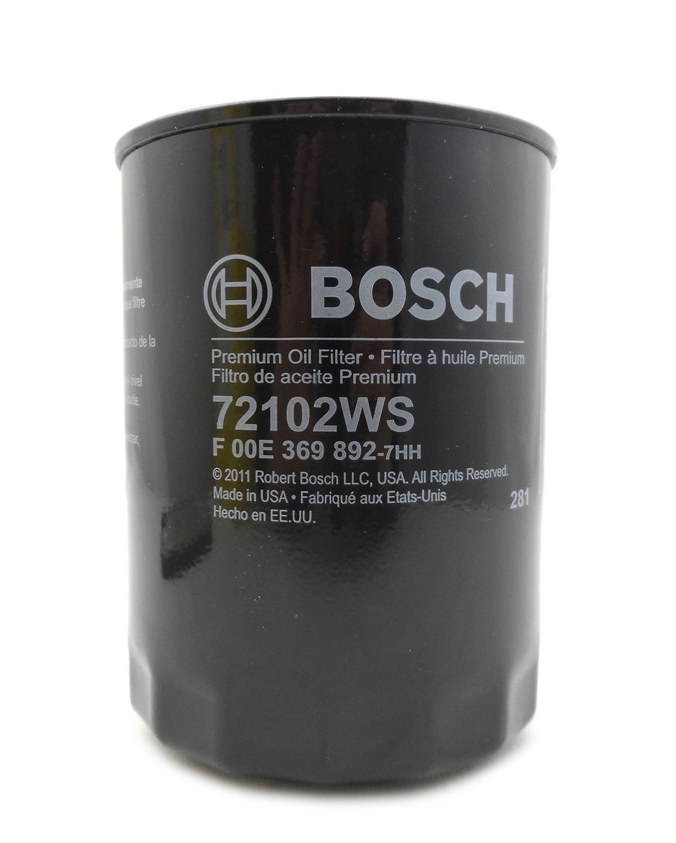 Bosch Original Oil Filter 72102WS Fits Chrysler Ford Lexus Mercury