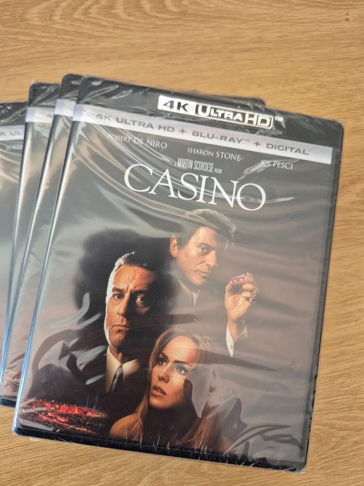 CASINO 4K ULTRA HD & BLU RAY - NEW & SEALED SCORSESE, DE NIRO, PESCI FREE POST - image 3 of 3