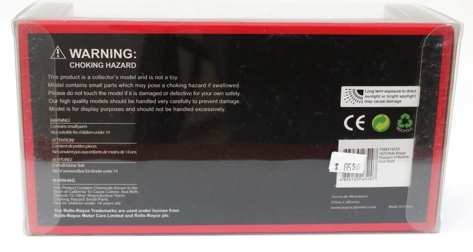 Truescale TSM 114315 1970 Rolls Royce Phantom VI Mulliner Park Ward Resin 1:43 - Image 4 of 4