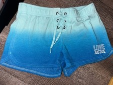 Justice 12 blue ombre active sports shorts Beach Vacation