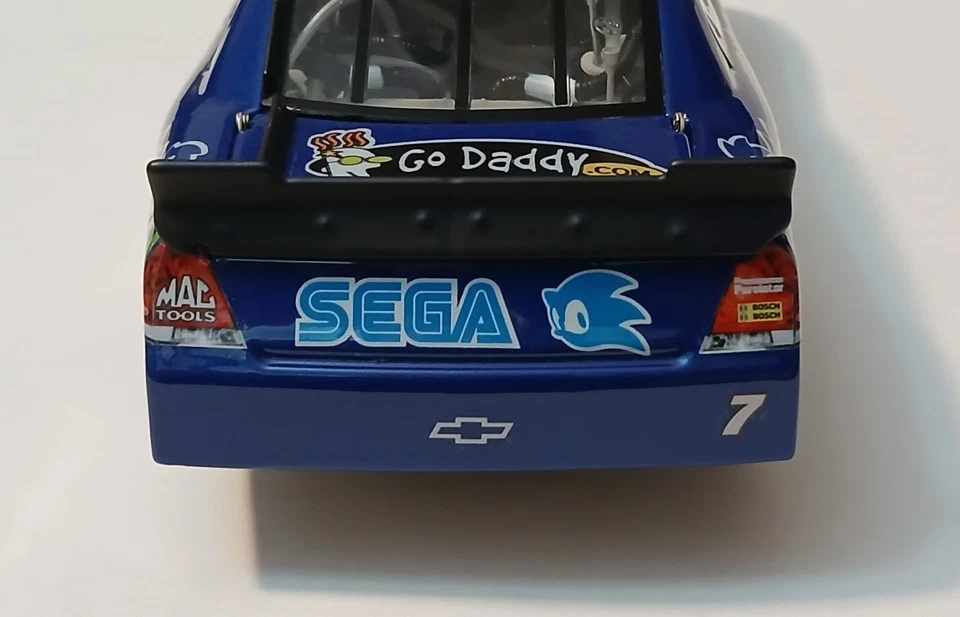 2012 Danica Patrick Custom Built 1/24 Sonic The Hedgehog Diecast. RARE  1 of 1  - Image 3 of 4