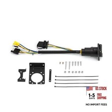 Universal 4-Pin to 7-Way RV Blade 4-Way Flat Trailer Wiring Adapter Kit