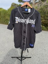 Disneyland 70th Anniversary Baseball Shirt for Adults Size Extra Small Black