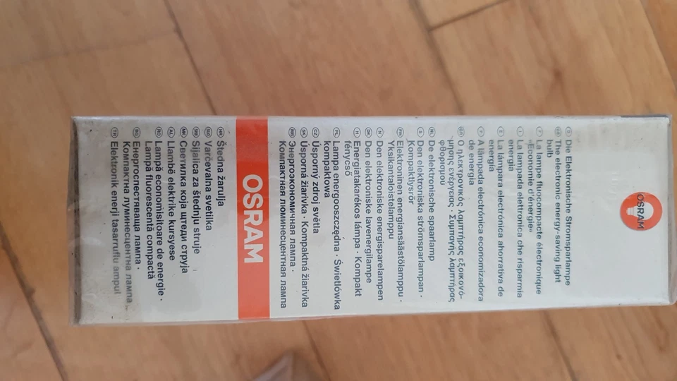 3 x Osram Dulux EL 20W 100W equivalent Energy Saver Light Bulbs Bayonet RATTLE - Image 4 of 4