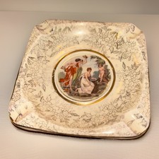 Vintage Empire ware China Astray Decorated with Silver Gilt Floral Design 