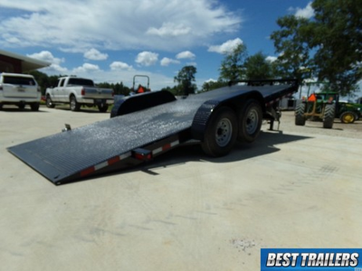 #ad 2024 hawke 20 ft 15k New 7 x 20 power tilt equipment carhauler bobcat trailer HD $9995.00