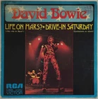 DAVID BOWIE – 1973 SPAIN Unique Picture Sleeve 7” Single 45 – Life On Mars?