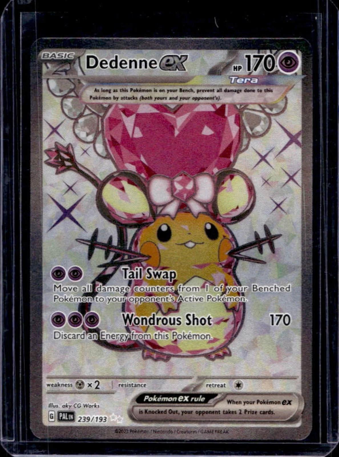 2023 Pokemon SV Paldea Evolved Dedenne ex Ultra Rare #239/193