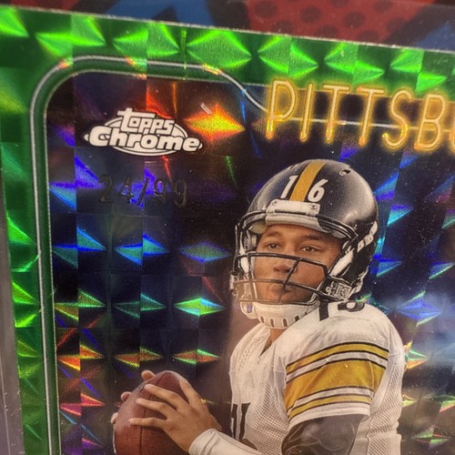 CHARLIE BATCH 2024 TOPPS CHROME GREEN GEOMETRIC REFRACTOR #168 24/99 PITTSBURGH - Picture 2 of 6