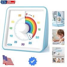 60 Minute Visual Timer for Kids, Visual Countdown Timer for Classroom Office ...